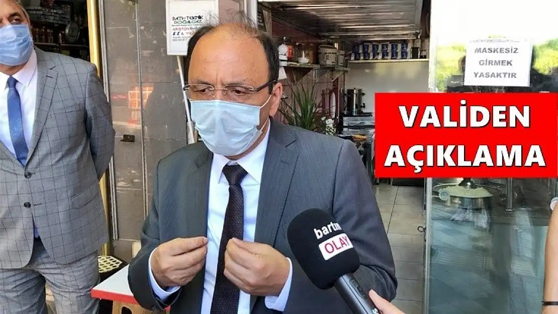 Vali Güner'den Vaka Sayısıyla İlgili Açıklama