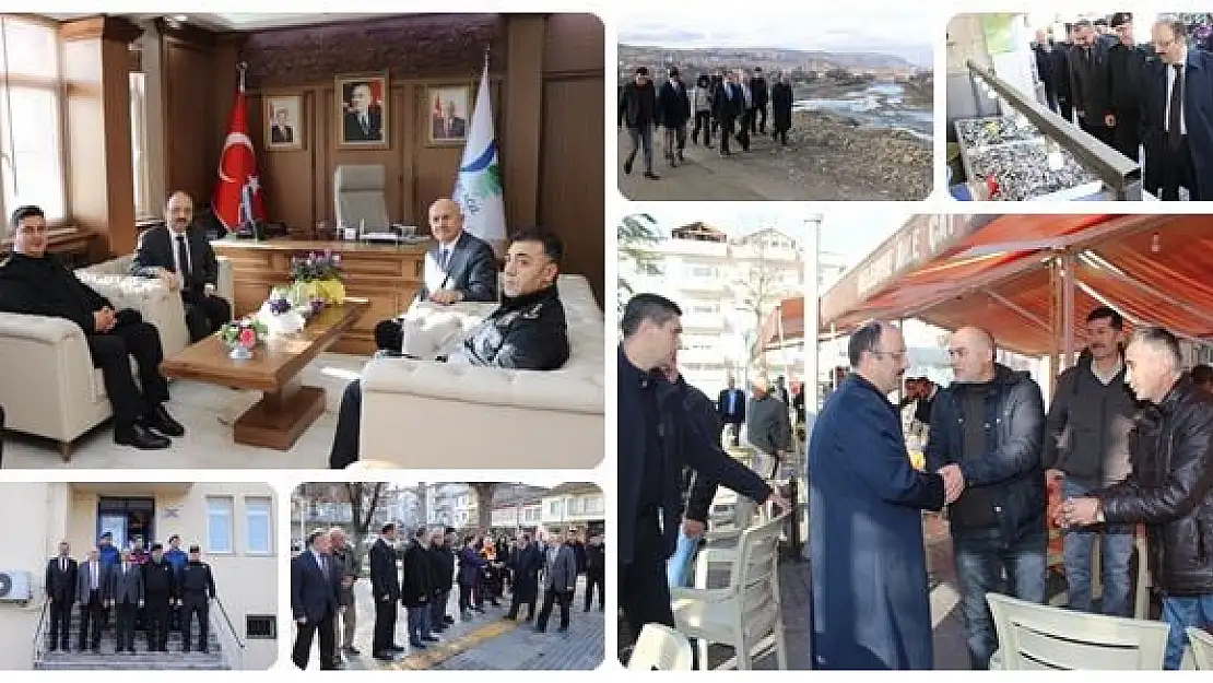 Vali Sinan Güner Kozcağız'ı gezdi