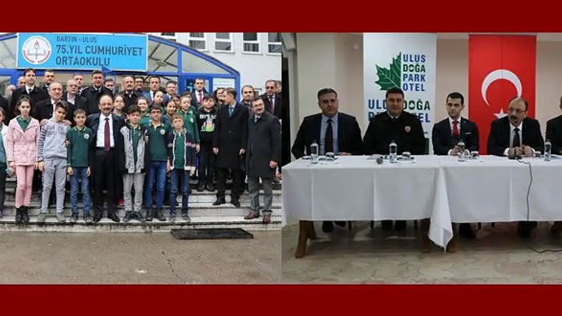 Vali Sinan Güner Ulus'u ziyaret etti