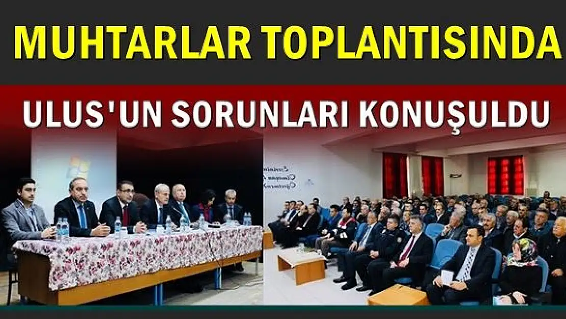 Vali sorunları dinledi, talimat verdi