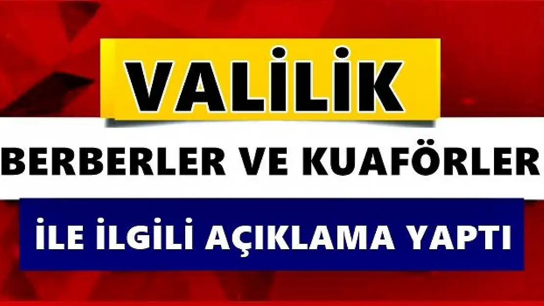 Valilikten son dakika açıklaması