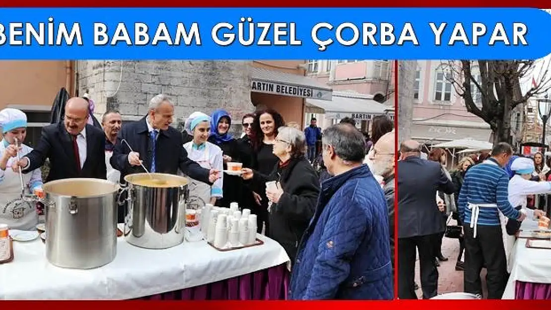Vatandaşlara çorba ikram edildi