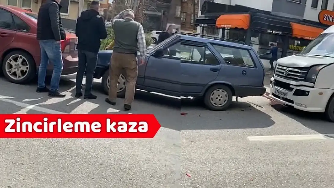 Yalıda zincirleme kaza