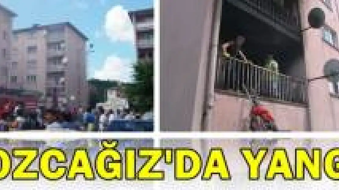 Yangında binayı dumanlar sardı, işte o anlar...