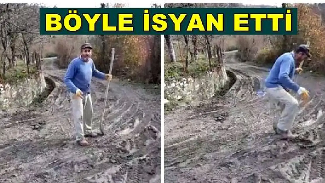 Yaşlı adam çileden çıktı