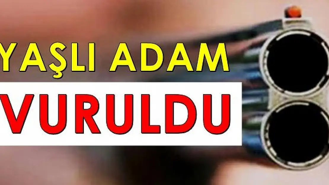 Yaşlı adam tüfekle vuruldu