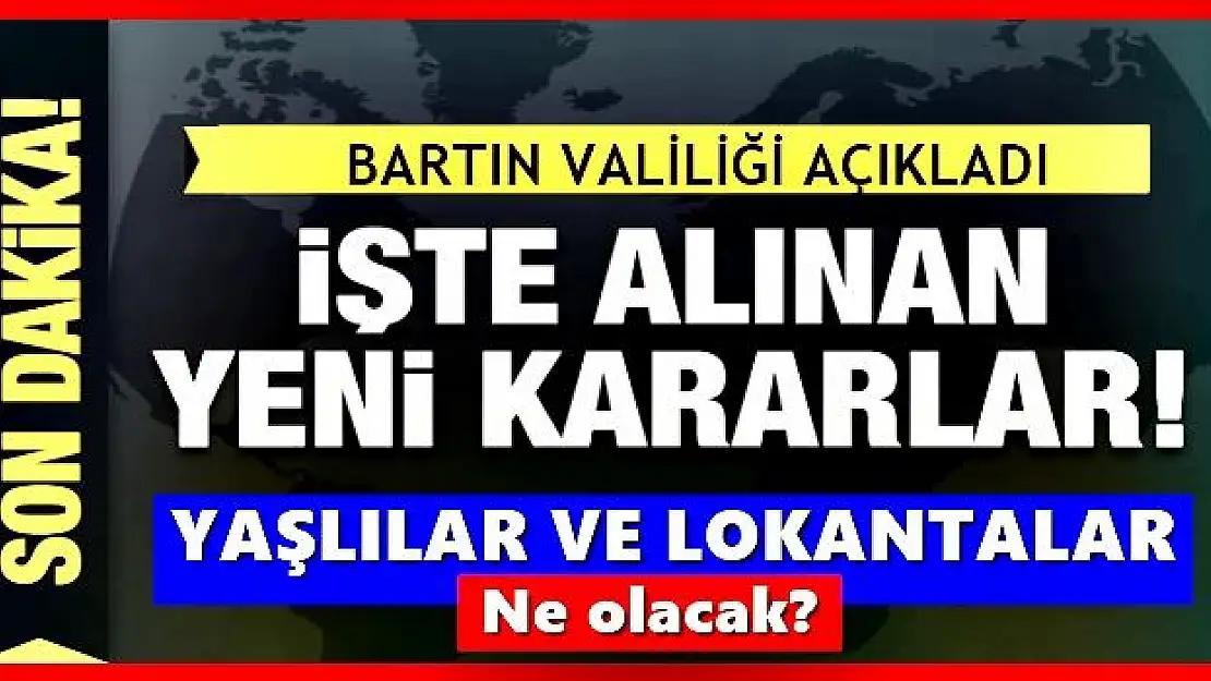 Yaşlılar ve lokantalar için genelge 