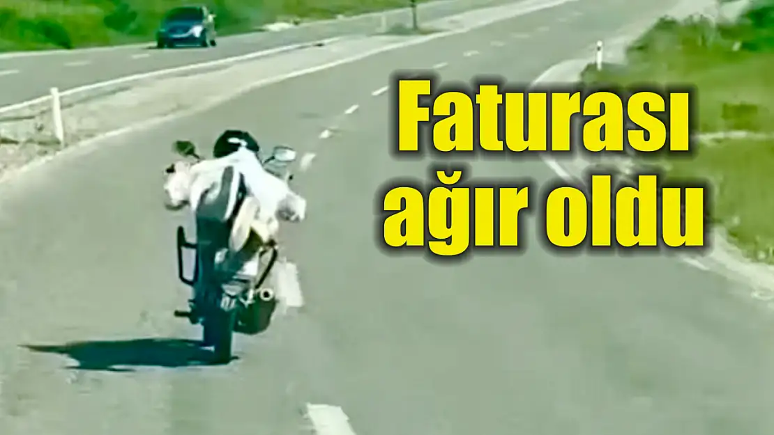Yatarak motor kullanmak pahalıya patladı