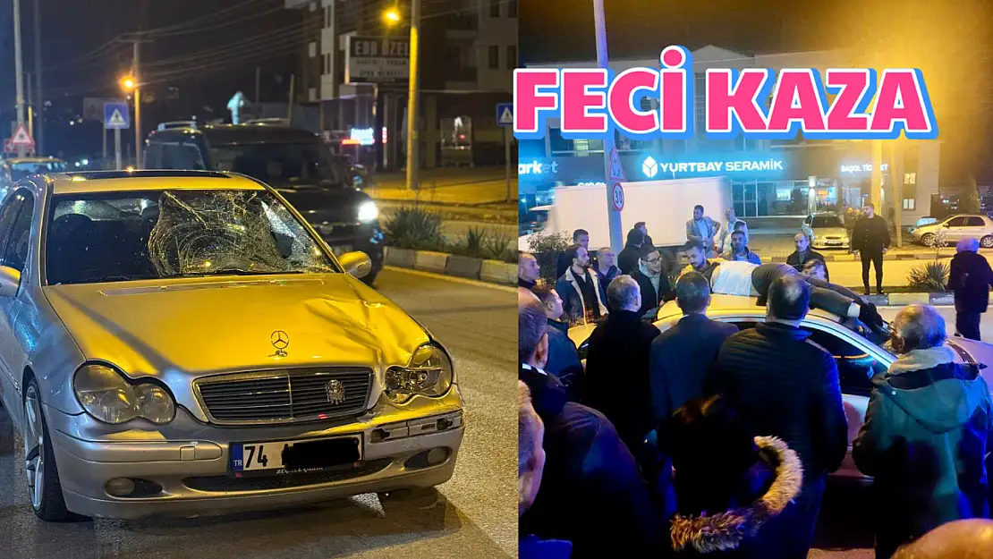 Yaya geçidinde feci kaza