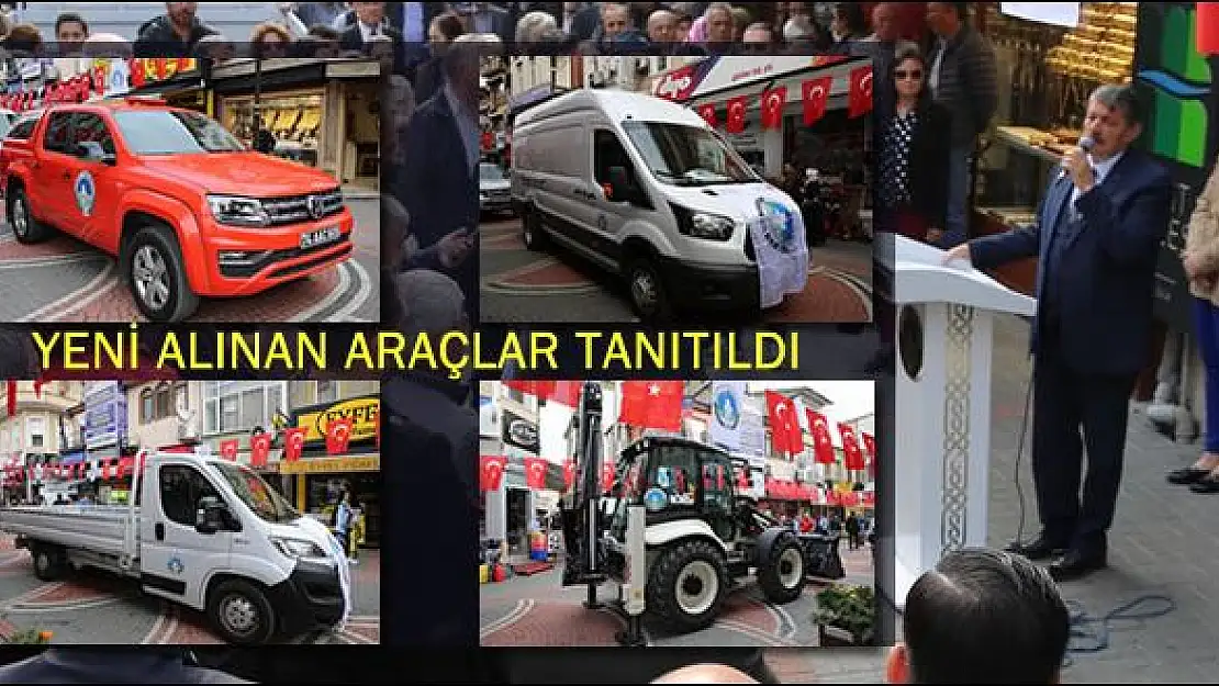 Yeni alınan araçlar tanıtıldı