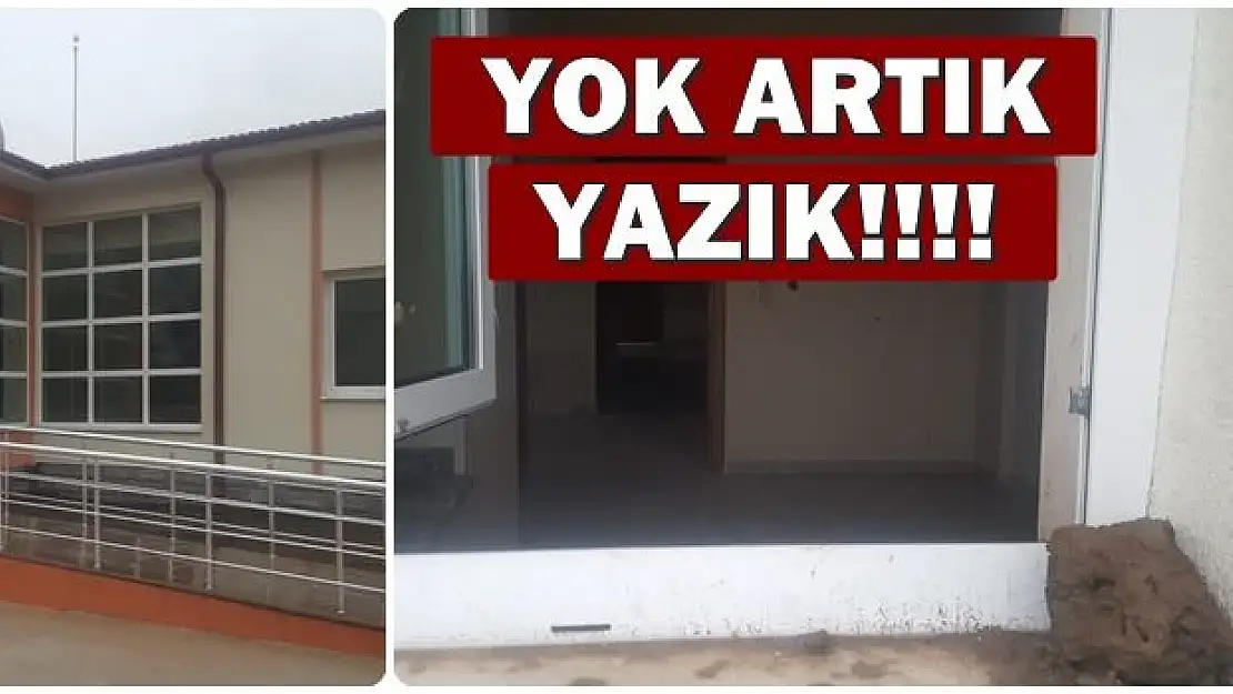 Yeni yapılan sağlık merkezini ne hale getirdiler