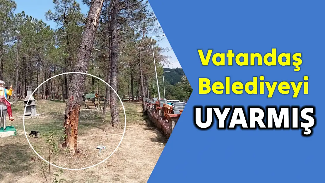 Yıkılmadan önce vatandaş uyarmış