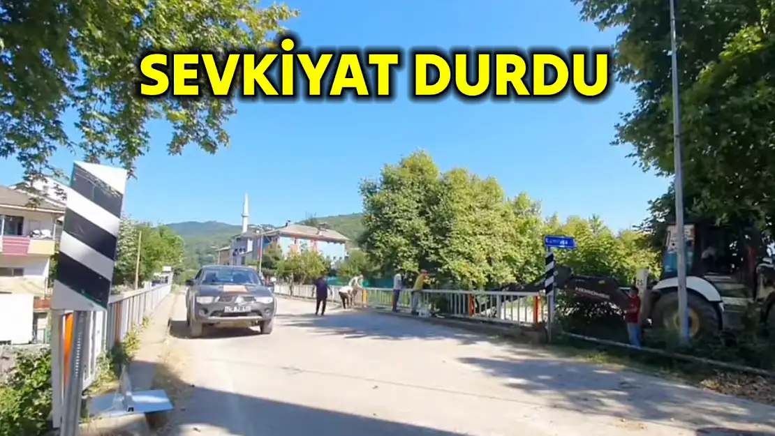 Yol ulaşıma kapandı, sevkiyat durdu