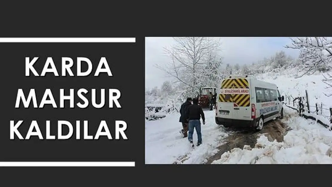 Yolda Kalan Hasta Nakil Aracı Kurtarıldı