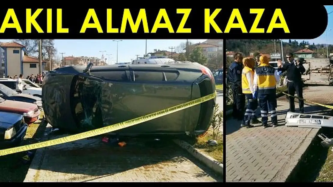 Yoldan çıkan otomobilin çarptığı genç kız öldü