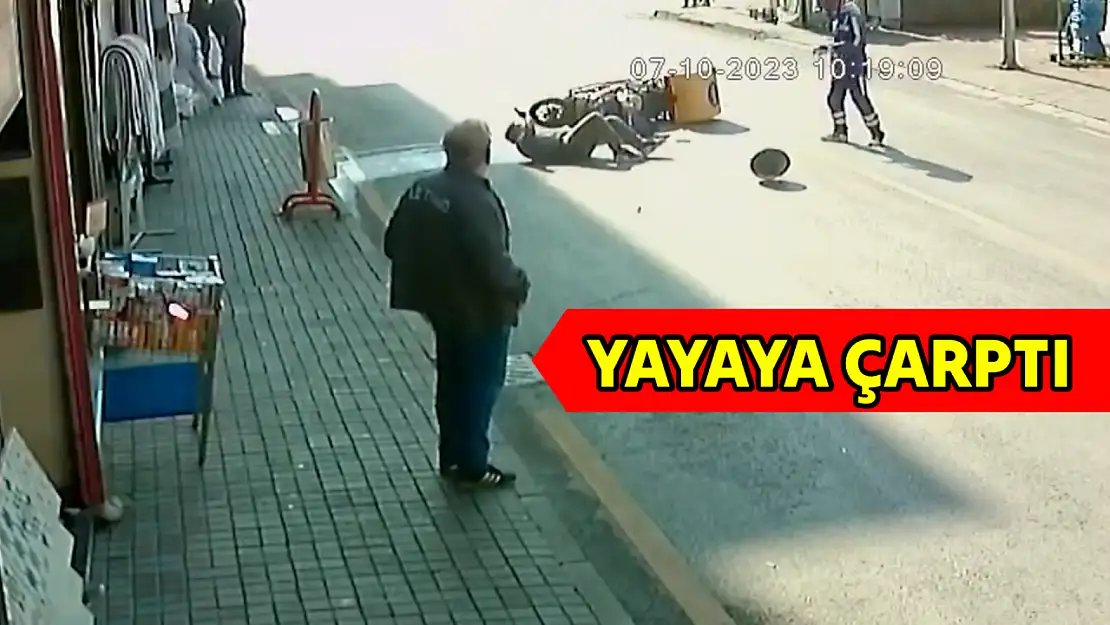 Yolun karşısına geçemedi