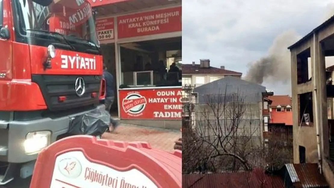 Yukarı Çarşıda yangın 