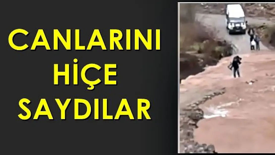 Yükselen sularda tehlikeli geçiş