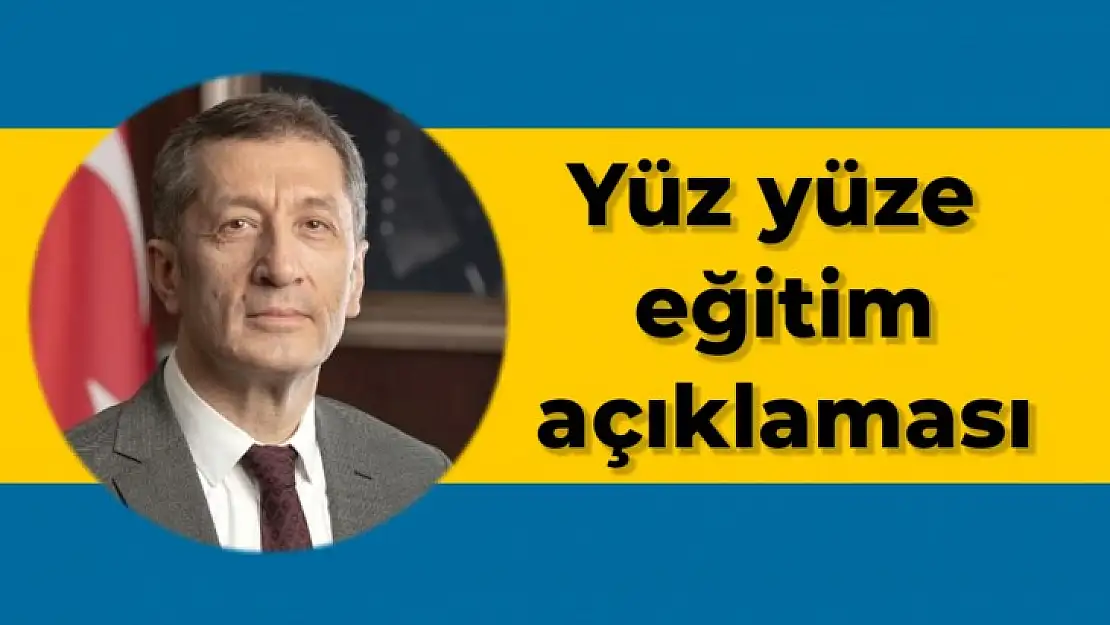 Yüz yüze eğitim açıklaması