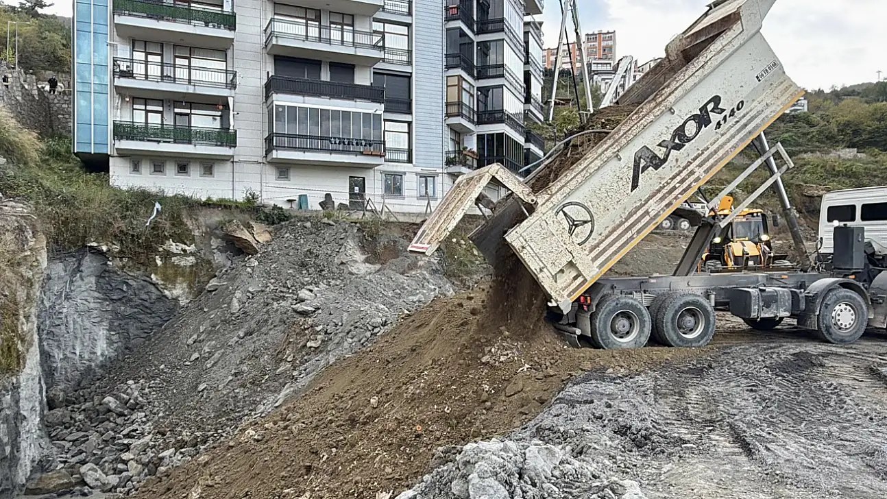 Çöken alanda çalışma