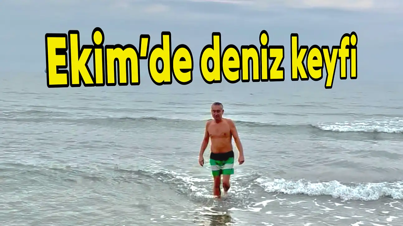 Bartın'da Deniz sezonu devam ediyor