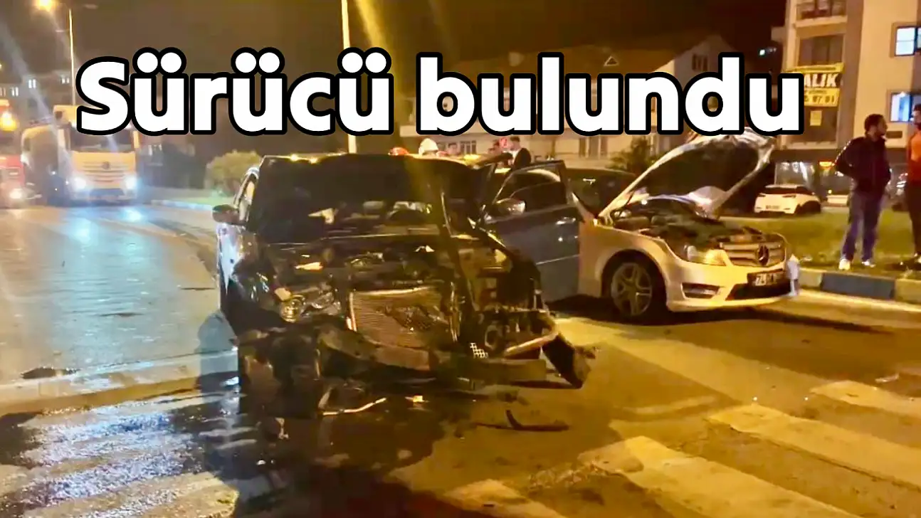 Kaza sonrası aranan sürücü bulundu
