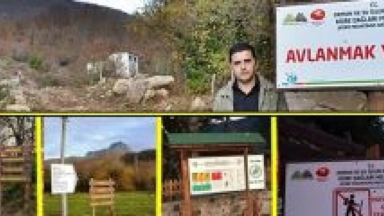 Milli parka uyarıcı levhalar konuluyor