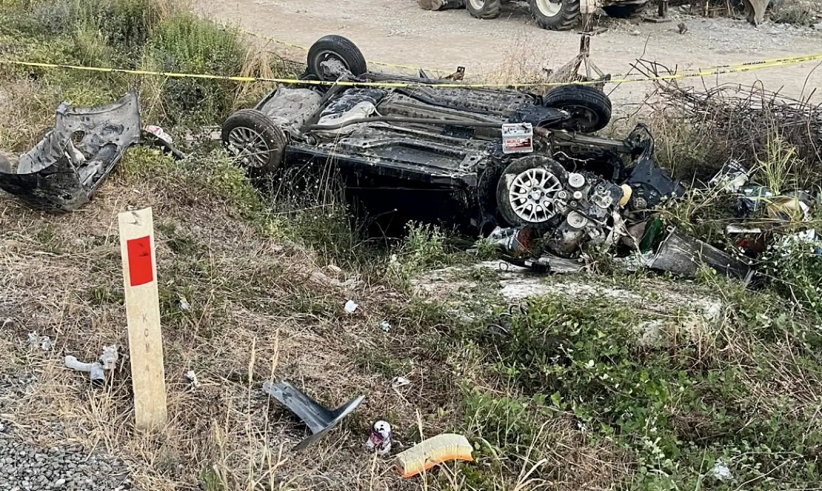 Bartın Kurtköy'de Feci Kaza