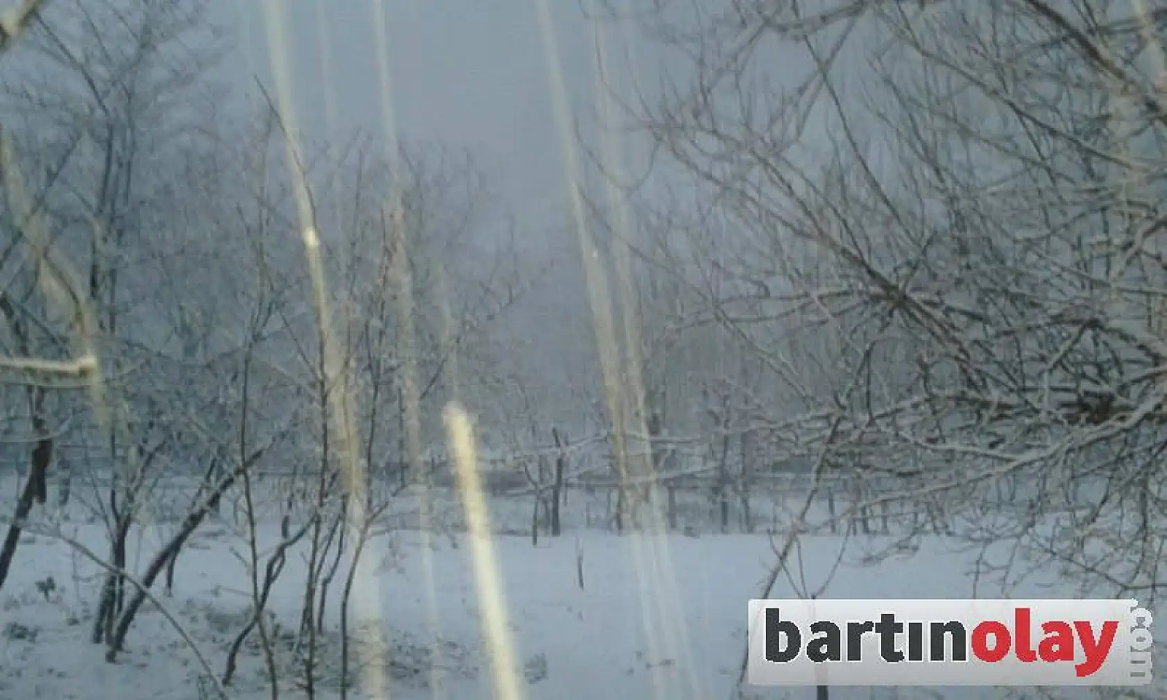 Bartın'da martta kar sürprizi