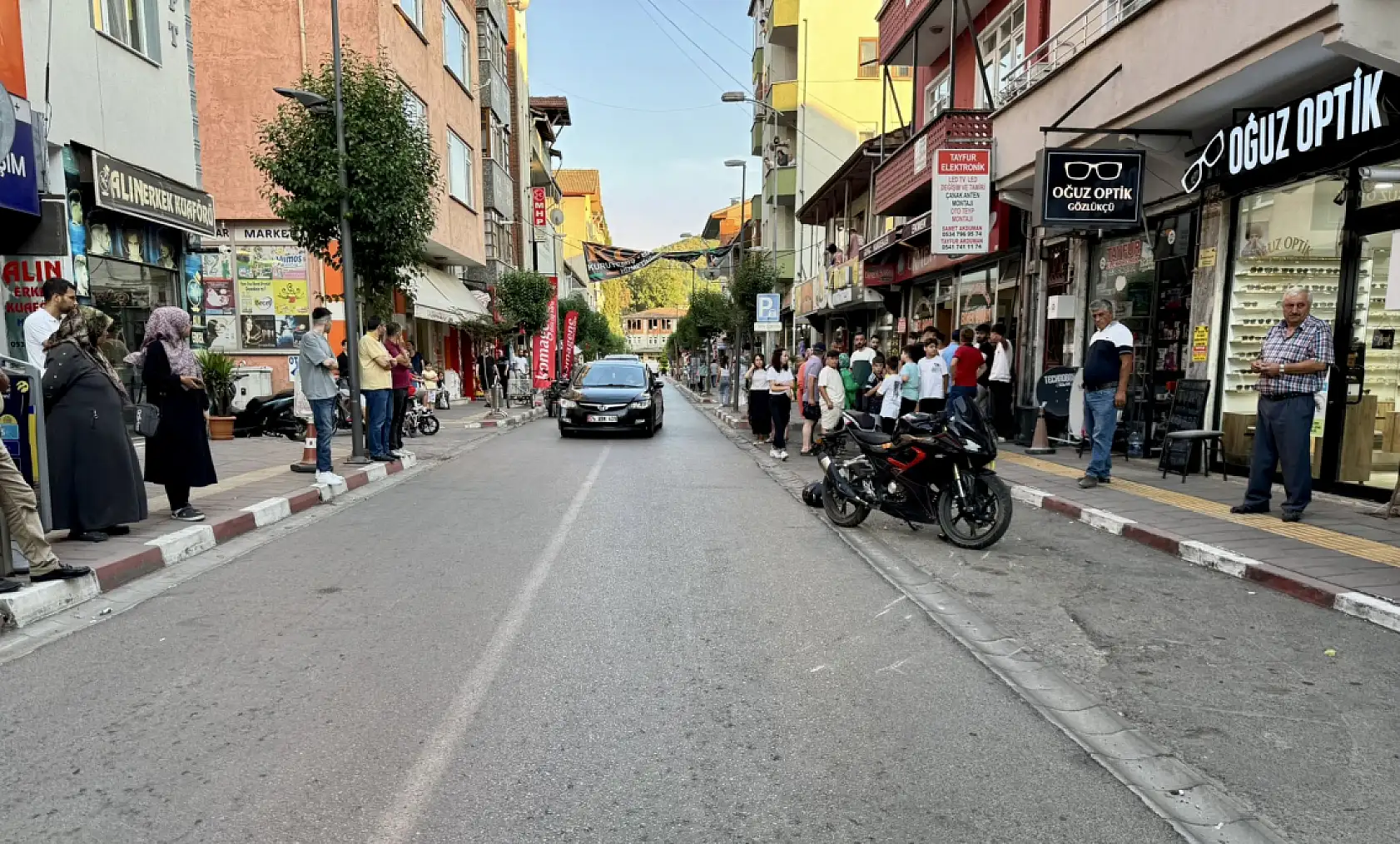 Kozcağız'da motosiklet kazası