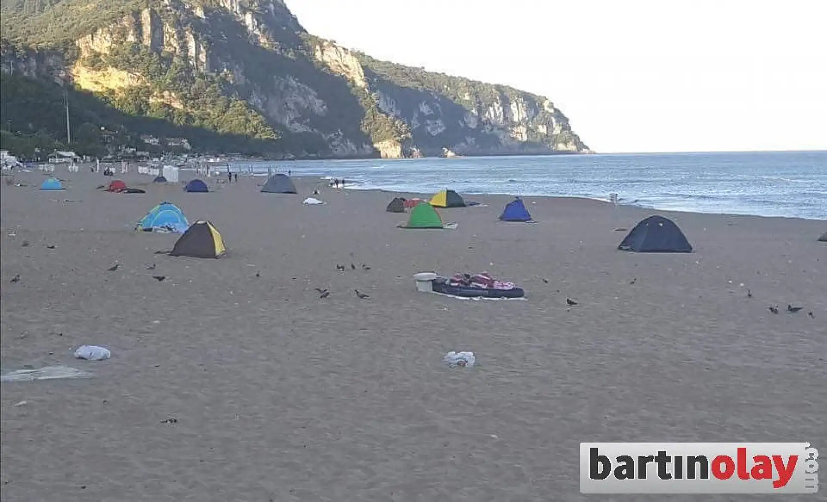 İnkumu'nda tatil manzaraları