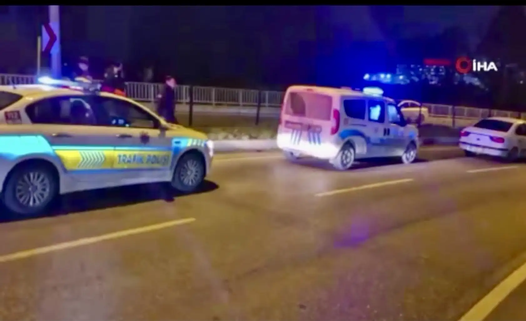 Virajlı yolda yine kaza