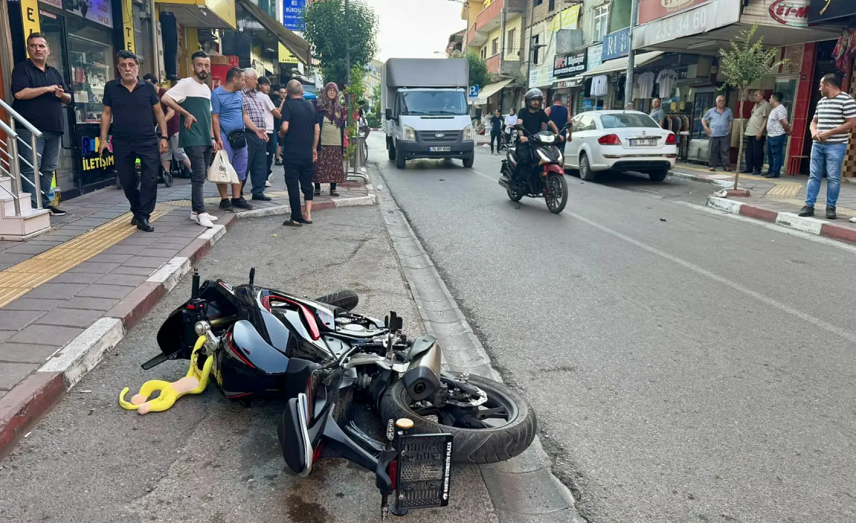 Kozcağız'da motosiklet kazası