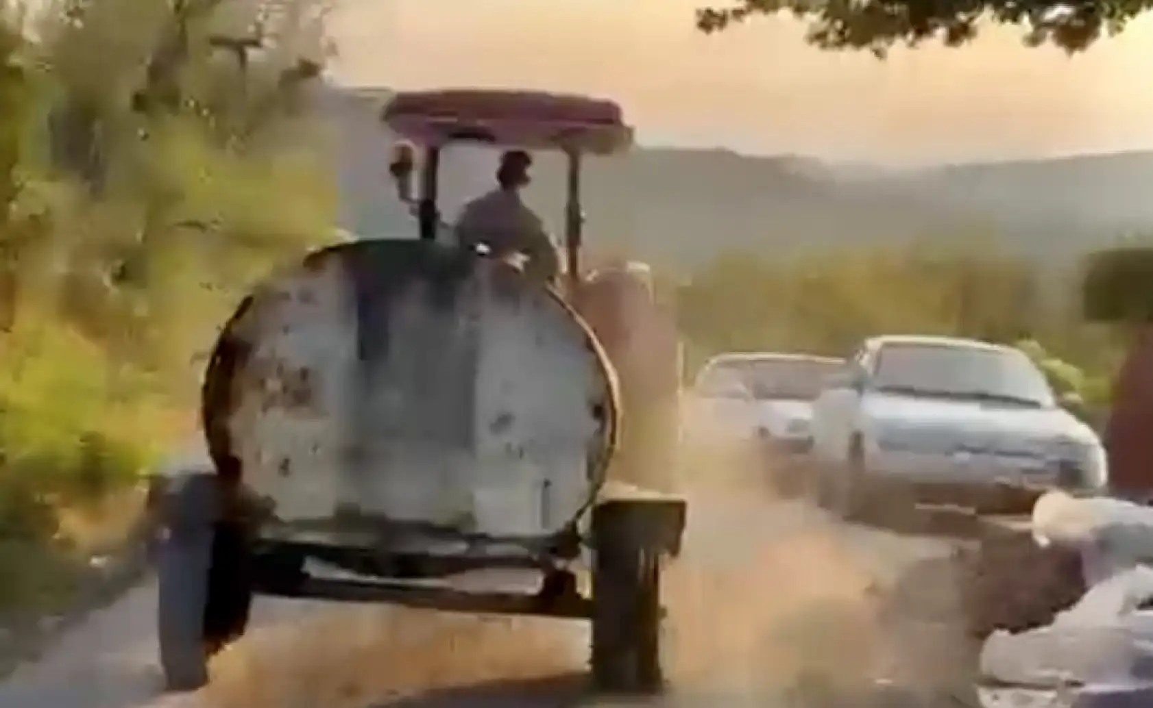 Patlak lastik onu durduramadı