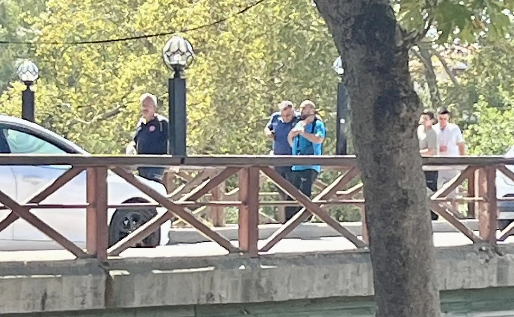 Orduyeri Köprüsünde hareketli dakikalar