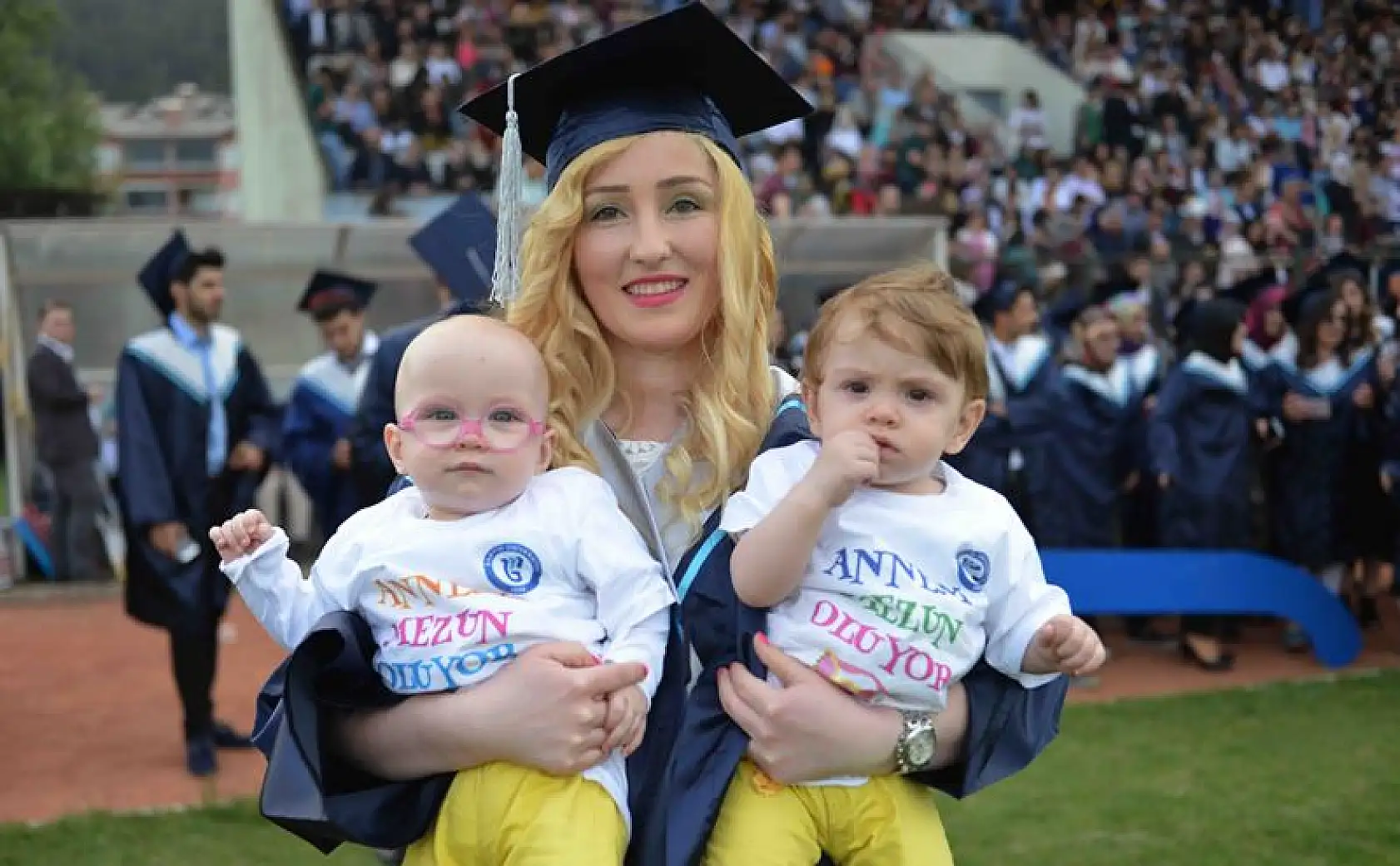 Bartın Üniversitesinde 9.mezuniyet coşkusu