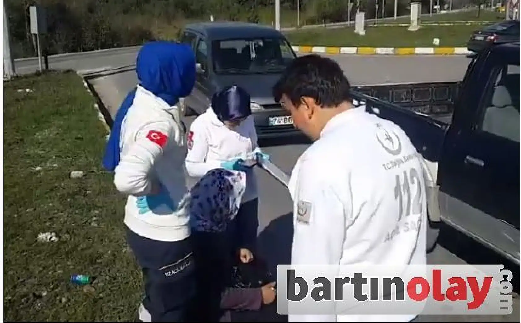 Terminal kavşağında kaza