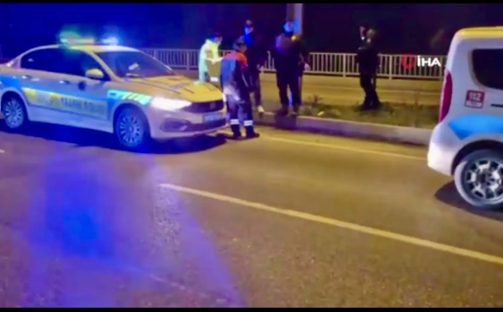 Virajlı yolda yine kaza