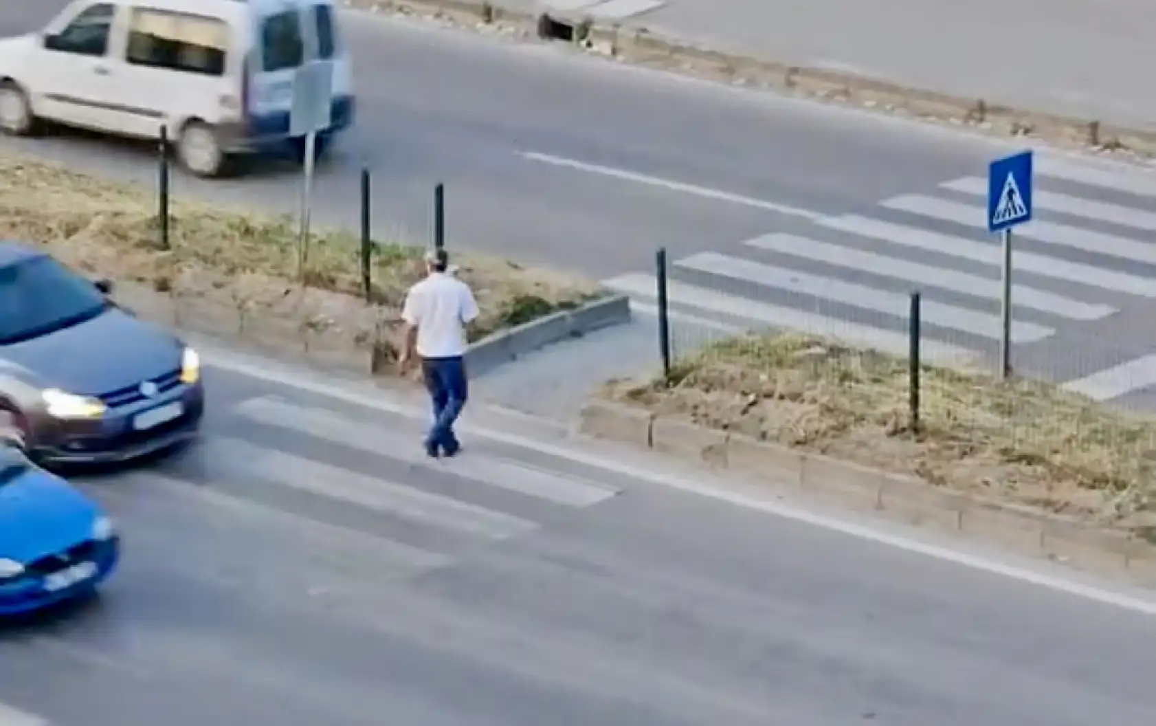 Sürücülere zor anlar yaşattı