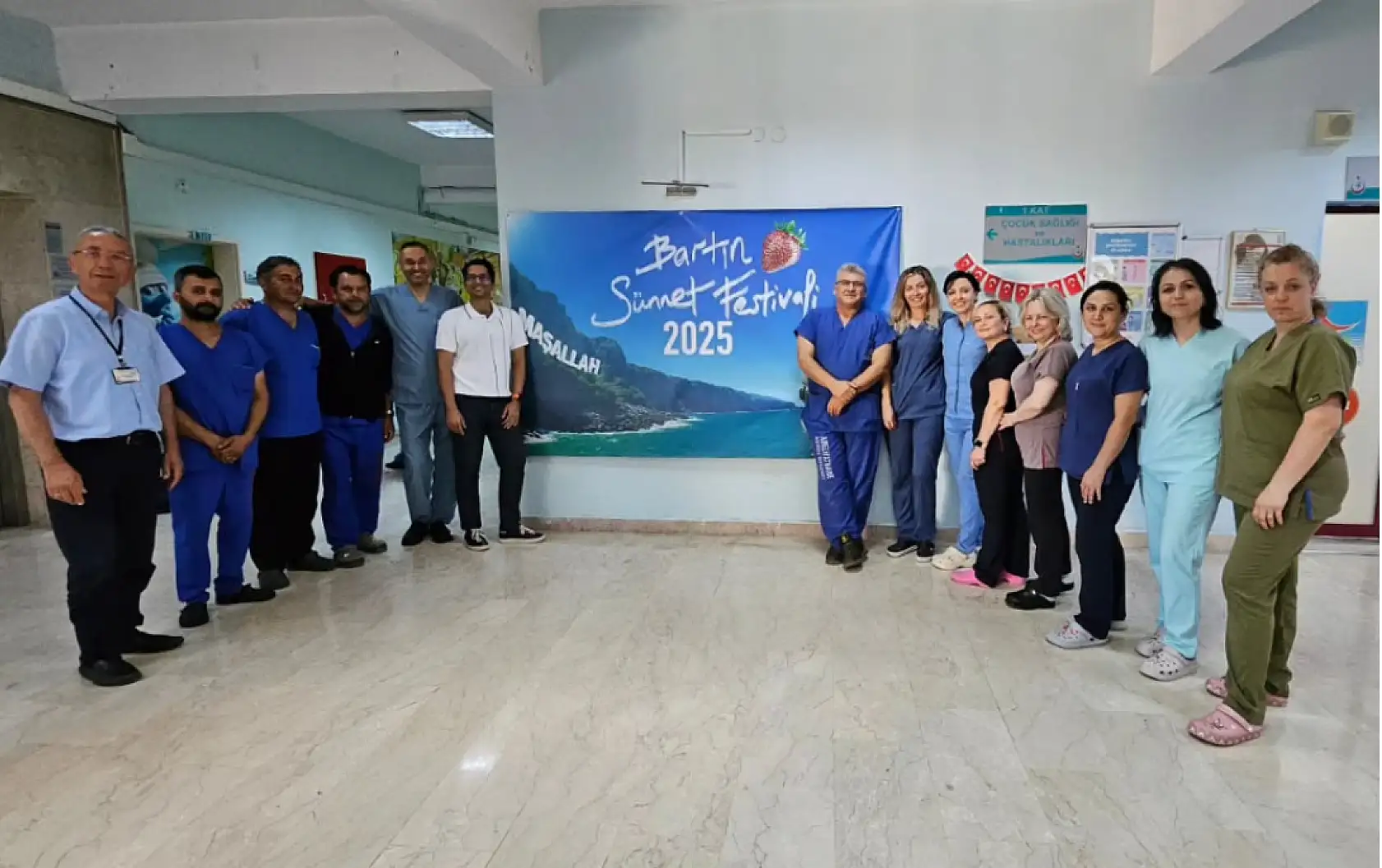 Kadın Doğum Hastanesinde Sünnet şöleni