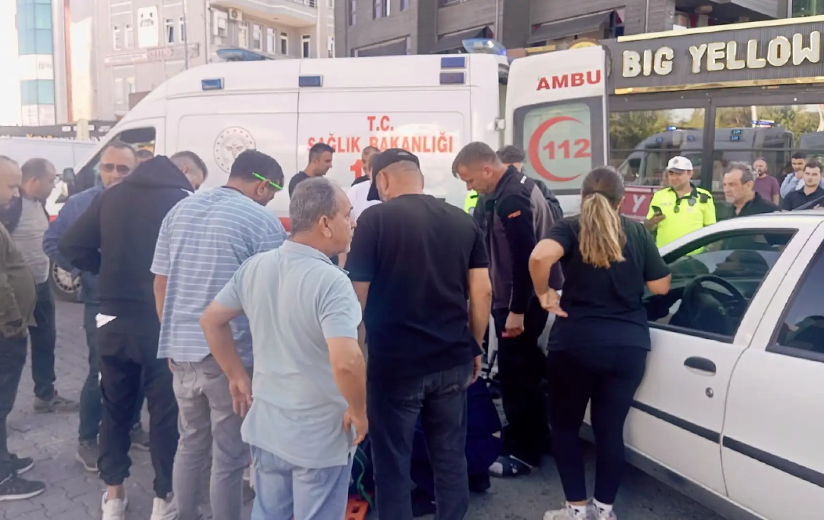 Bartın'da bulvarda kaza