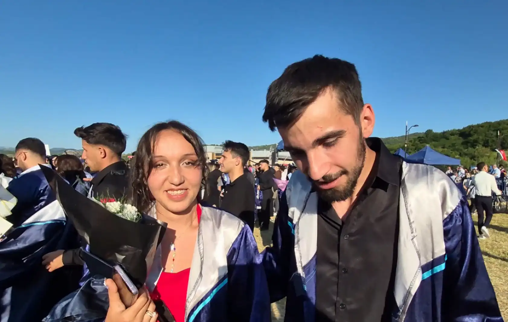 Mezuniyet töreninde sürpriz teklif