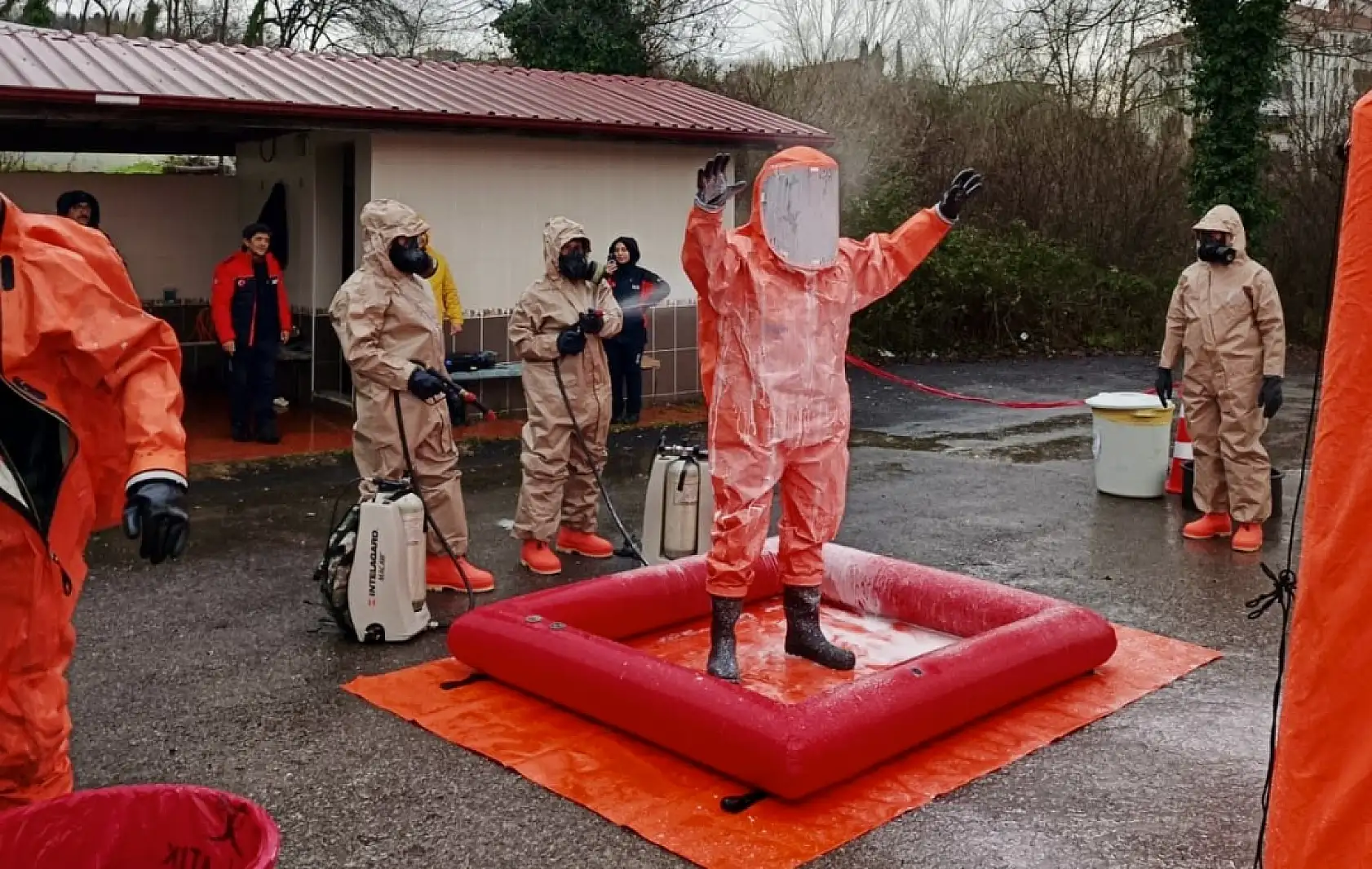 AFAD'dan kimyasal alarm tatbikatı