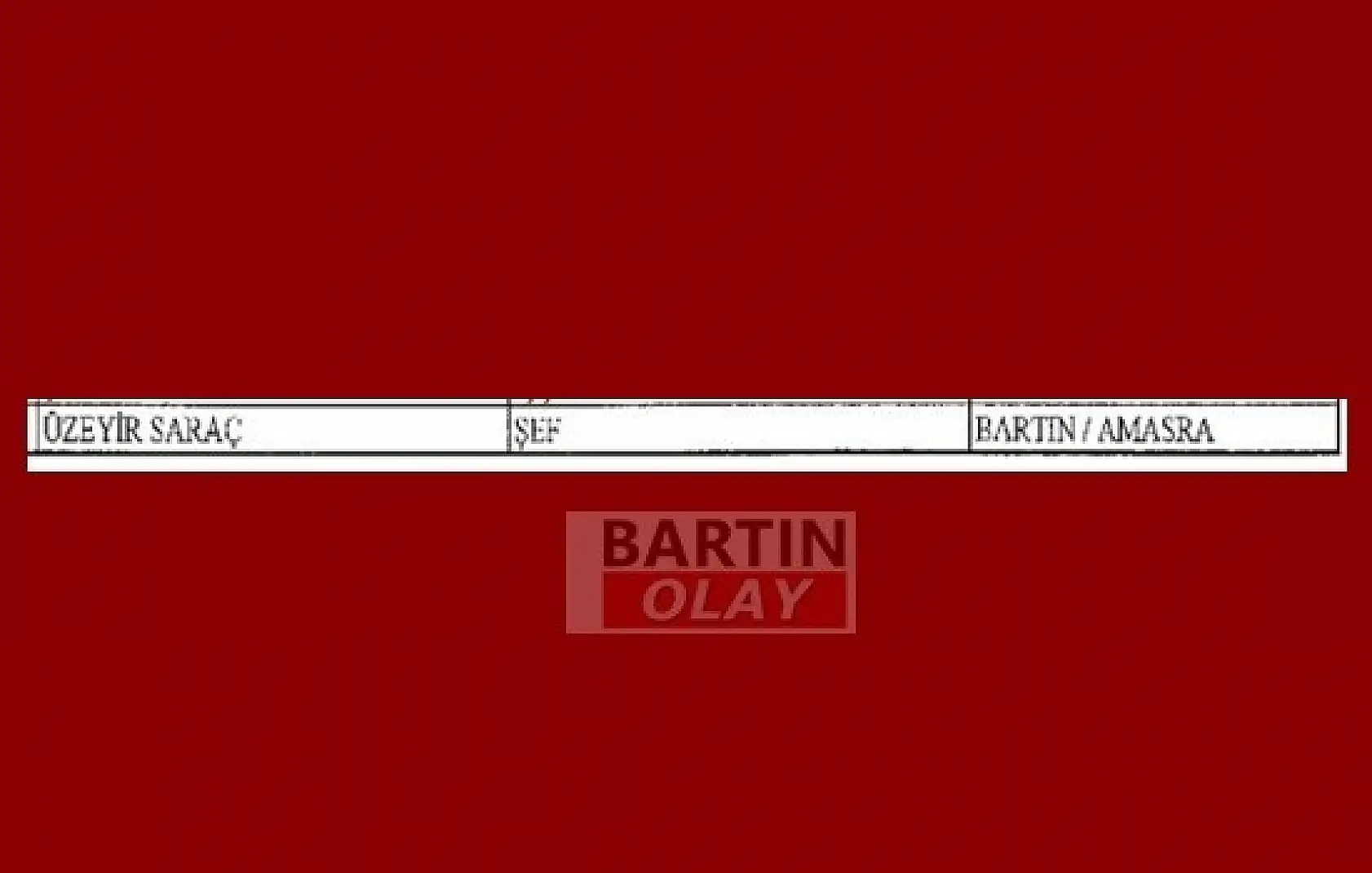 Bartın'da meslekten ihraç edilenler