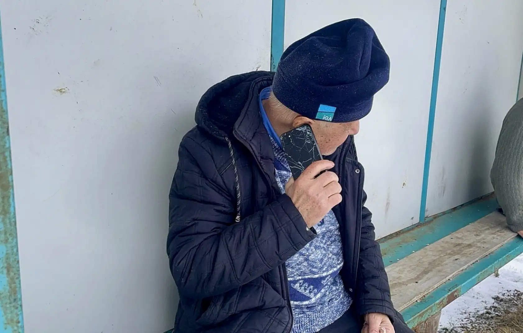 Dolmuş durağında ambulans bekledi