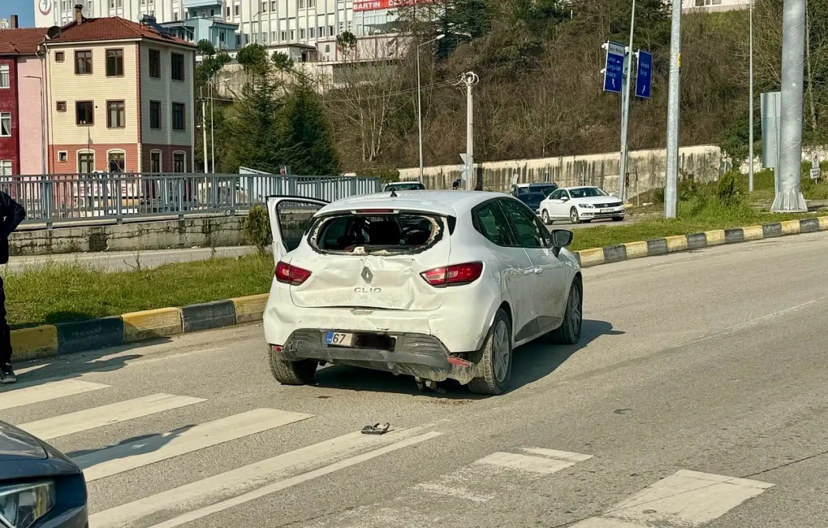 Yaya geçidinde yine kaza