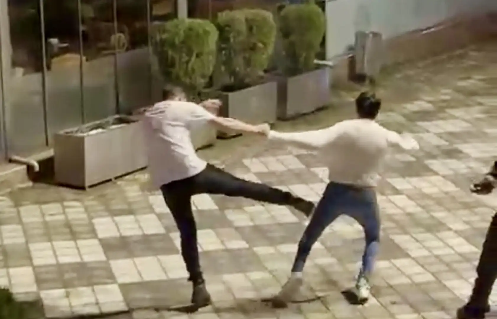 Tekme tokat birbirlerine girdiler