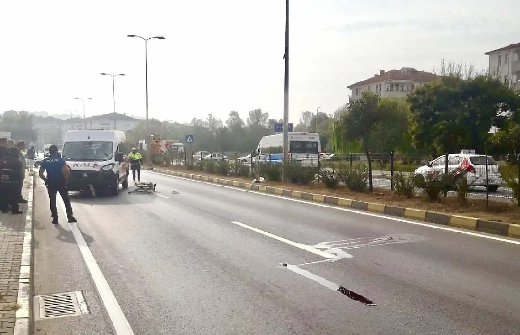 Yaya geçidinde feci kaza