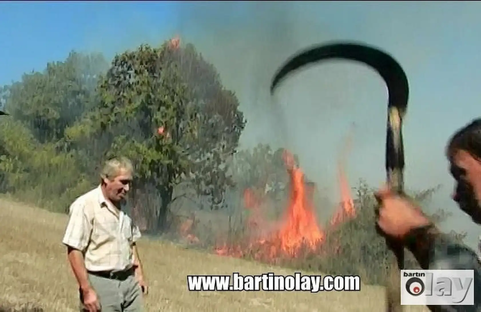 Bartın'da Orman Yangınından en sıcak görüntüler