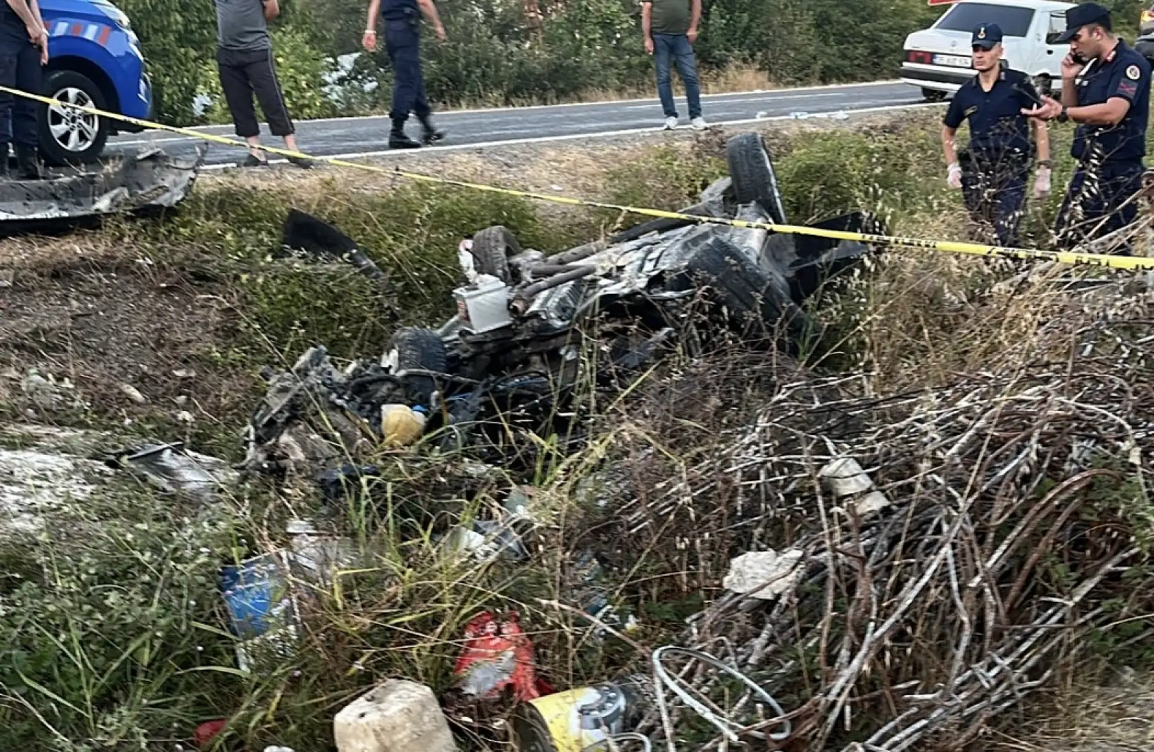 Bartın Kurtköy'de Feci Kaza